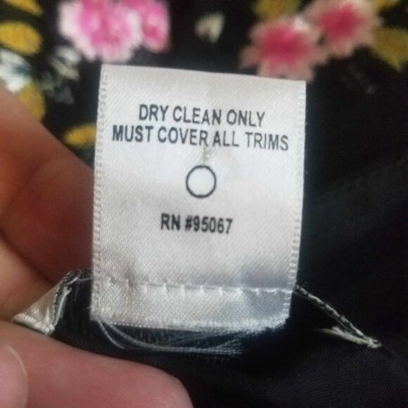 Womens Oscar De La Renta Embordered Silk Blend Skirt Sz 4 - Picture 4 of 7